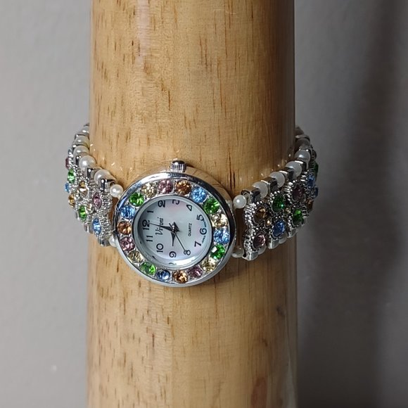 Cute Multicolor Vivani Stretch Watch - Picture 5 of 12